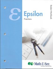 Cover art for Math.U.See Epsilon Student workbook and test book