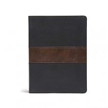Cover art for CSB Spurgeon Study Bible, Black/Brown LeatherTouch®, Black Letter, Study Notes, Quotes, Sermons Outlines, Ribbon Marker, Sewn Binding, Easy-to-Read Bible Serif Type