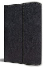 Cover art for Biblia RVR 1960 letra grande tamaño manual, símil piel negro con solapa e imán / Spanish Bible RVR 1960 Handy Size Large Print Leathersoft with magnetic fl
