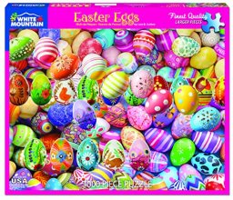 Cover art for White Mountain Puzzles Easter Eggs, 1000 Piece Jigsaw Puzzle