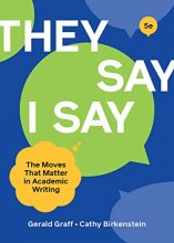 Cover art for "They Say / I Say"