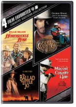 Cover art for 4 Film Favorites: Country Westerns (The Ballad of Little Jo, Macon County Line, Pure Country, Honeysuckle Rose)