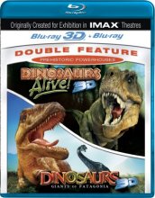 Cover art for Prehistoric Powerhouses Double Feature: (Dinosaurs Alive! / Dinosaurs: Giants of Patagonia)(IMAX) [Blu-ray]