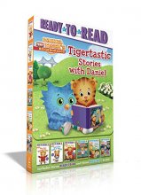 Cover art for Tigertastic Stories with Daniel: Who Can? Daniel Can!; Daniel Will Pack a Snack; Trolley Ride!; Daniel Gets Scared; Daniel Learns to Share; Daniel Plays at School (Daniel Tiger's Neighborhood)