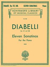 Cover art for Anton Diabelli Eleven Sonatinas For Piano 0P.151/168 Pf