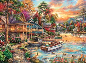 Cover art for Buffalo Games - Chuck Pinson - Freedom at The Lake - 1000 Piece Jigsaw Puzzle