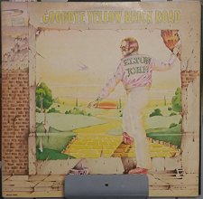 Cover art for ELTON JOHN Goodbye Yellow Brick Road 2 LP vinyl US pressing 1973 tri-fold cover MCA2-10003