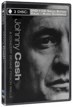 Cover art for Johnny Cash - A Concert Behind Prison Walls (with Audio CD)