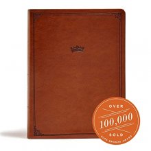 Cover art for CSB Tony Evans Study Bible, British Tan LeatherTouch, Black Letter, Study Notes and Commentary, Articles, Videos, Charts, Easy-to-Read Bible Serif Type