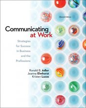 Cover art for Communicating at Work: Strategies for Success in Business and the Professions