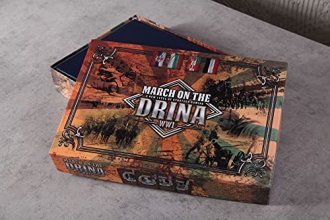 Cover art for Giga Mech Games March on The Drina - an exciting Strategy Board Game Set in The WW1 Balkan Peninsula Theatre.