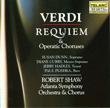 Cover art for Verdi: Requiem & Operatic Choruses