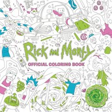 Cover art for Rick and Morty Official Coloring Book