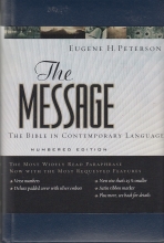 Cover art for The Message: The Bible in Contemporary Language : Numbered Edition