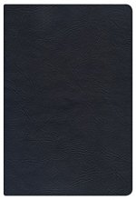 Cover art for KJV Large Print Personal Size Reference Bible, Black Genuine Leather