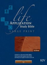 Cover art for Life Application Study Bible KJV, Large Print, TuTone