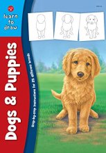 Cover art for Dogs & Puppies: Step-by-step instructions for 25 different dog breeds (Learn to Draw)
