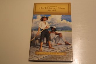 Cover art for The Adventures of Huckleberry Finn Junior Classics for Young Readers