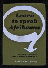 Cover art for Learn to Speak Afrikaans: A Method Based on 1000 Words