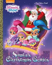 Cover art for Santa's Christmas Genies (Shimmer and Shine) (Big Golden Book)