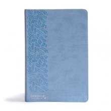 Cover art for CSB (in)courage Devotional Bible, Blue LeatherTouch, Black Letter, Full-Color Design, Devotionals, Journaling Space, Reading Plans, Easy-to-Read Bible Serif Type