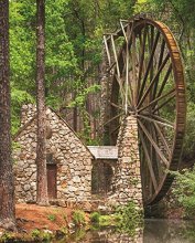 Cover art for Springbok Puzzles - Water Wheel - 1000 Piece Jigsaw Puzzle - Large 30 Inches by 24 Inches Puzzle - Made in USA - Unique Cut Interlocking Pieces