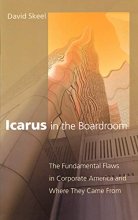 Cover art for Icarus in the Boardroom: The Fundamental Flaws in Corporate America and Where They Came From (Law and Current Events Masters)