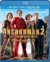 Cover art for Anchorman 2: The Legend Continues (Blu-ray + DVD)