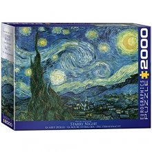 Cover art for EuroGraphics Starry Night by Vincent Van Gogh Puzzle (2000-Piece)