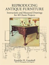 Cover art for Reproducing Antique Furniture: Instructions and Measured Drawings for 40 Classic Projects (Dover Woodworking)