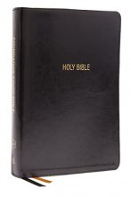 Cover art for KJV, Foundation Study Bible, Large Print, Leathersoft, Black, Red Letter, Thumb Indexed, Comfort Print: Holy Bible, King James Version
