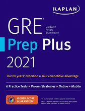 Cover art for GRE Prep Plus 2021