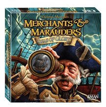 Cover art for Merchants & Marauders Seas of Glory Board Game EXPANSION | Pirate Themed Fighting Strategy Game for Adults and Teens | Ages 13+ | 2-4 Players | Average Playtime 180 Minutes | Made by Z-Man Games