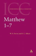 Cover art for Matthew 1-7: Volume 1 (International Critical Commentary)