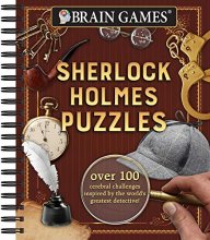 Cover art for Brain Games - Sherlock Holmes Puzzles (#1): Over 100 Cerebral Challenges Inspired by the World's Greatest Detective! (Volume 1)