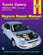 Cover art for Toyota Camry Automotive Repair Manual: All Toyota Camry and Avalon Models 1992 thru 1996 (Haynes Repair Manuals)