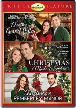 Cover art for Hallmark Holiday Collection Triple Feature: Christmas At Grand Valley / Christmas Made to Order / Christmas at Pemberley Manor